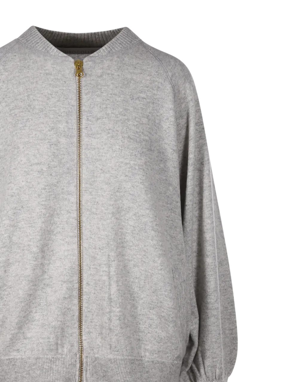 WOMAN CASHMERE COMPANY GREY CASHMERE BOMBER