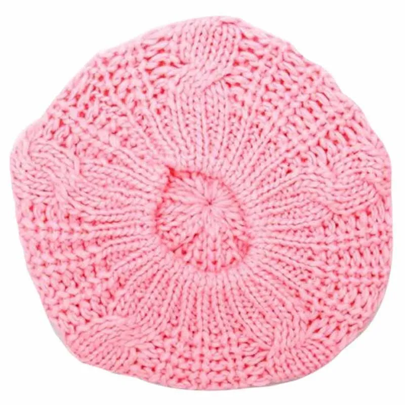 Women Hats Beanies Knitted Cap Crochet Hat Ear Protect Casual Cap SM6