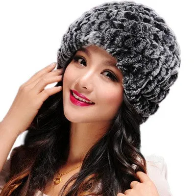 Women Hats Handmade Warm Caps Female Headgear Two Colors Patchwork High Quality Women Hat Fashion#F157 SM6