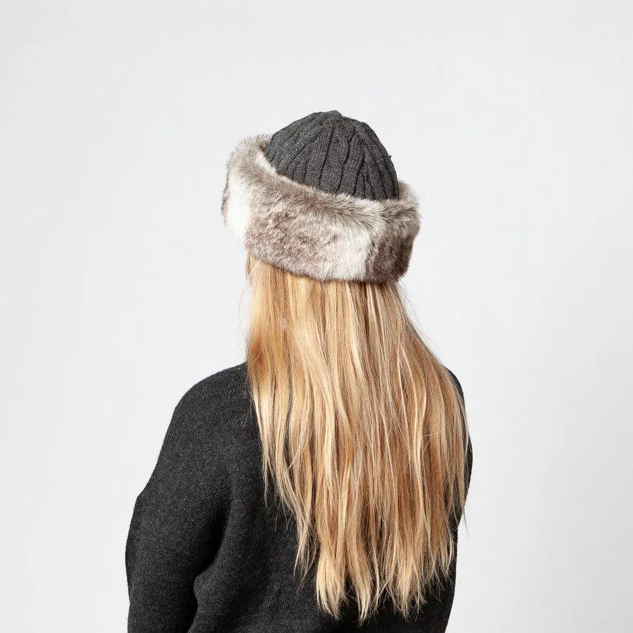 Women's Barts Fur Cable Bandhat | Hats and Beanies UK