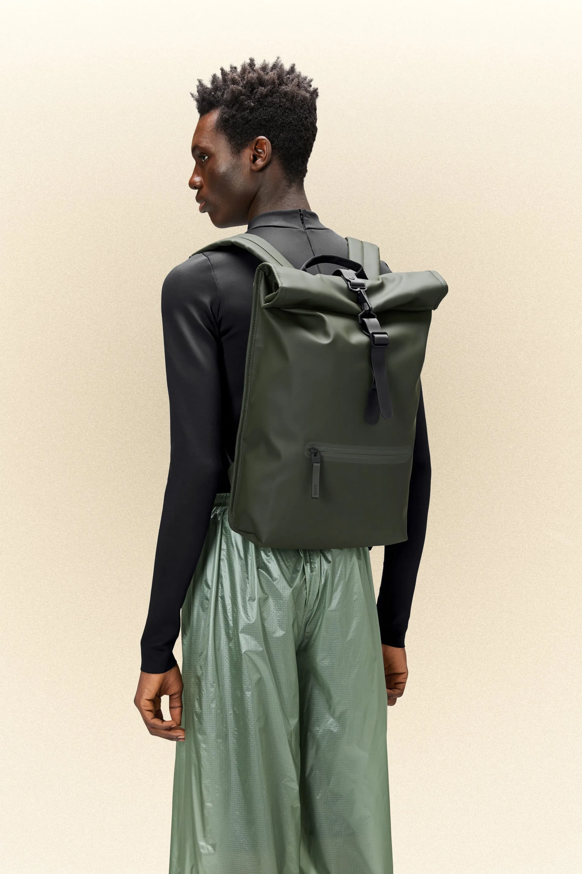 Zaino rolltop rucksack verde